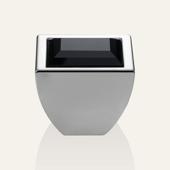 Cabinet knob Linea Calì Elios Crystal CR with Swarowski® polished chrome