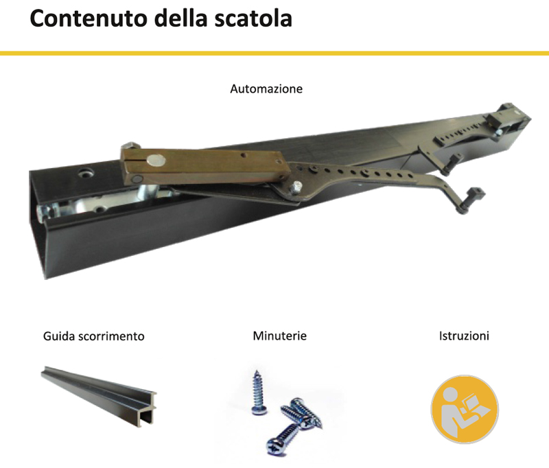 Swing Shutters Automation Chiaroscuro Double Leaf 115-150cm