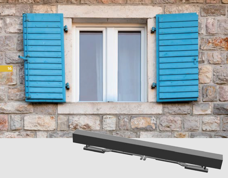 Arm Automation for Shutters S TEL Chiaroscuro Single Leaf