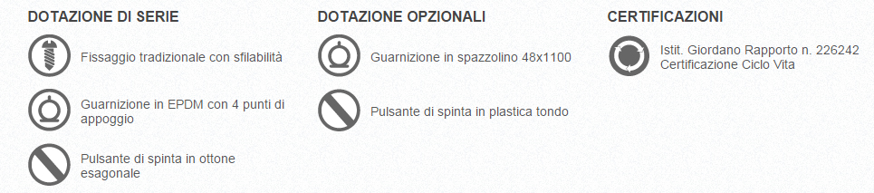 equipment draft excluder comaglio