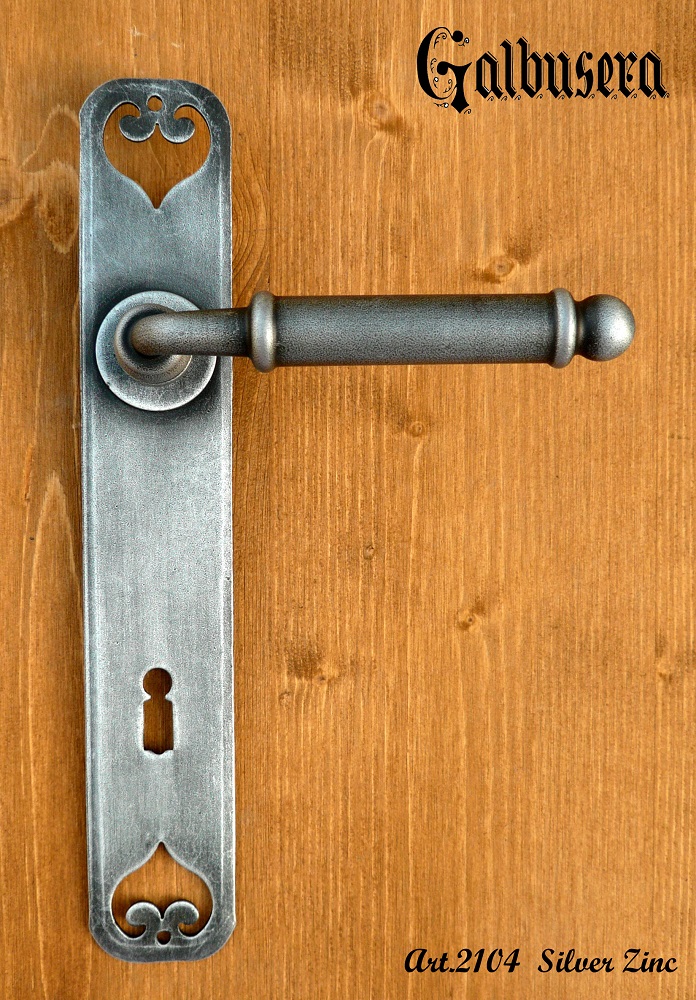 galbusera door handle with plate lisbon