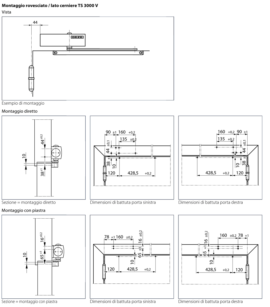 Buy Online your plane closers Geze TS 3000V for doors Windowo