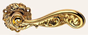 Rococò vintage door handle Linea Cali