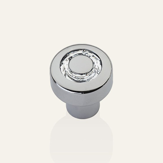 Cabinet knob Linea Calì Cosmic Crystal CR with Swarowski® polished chrome