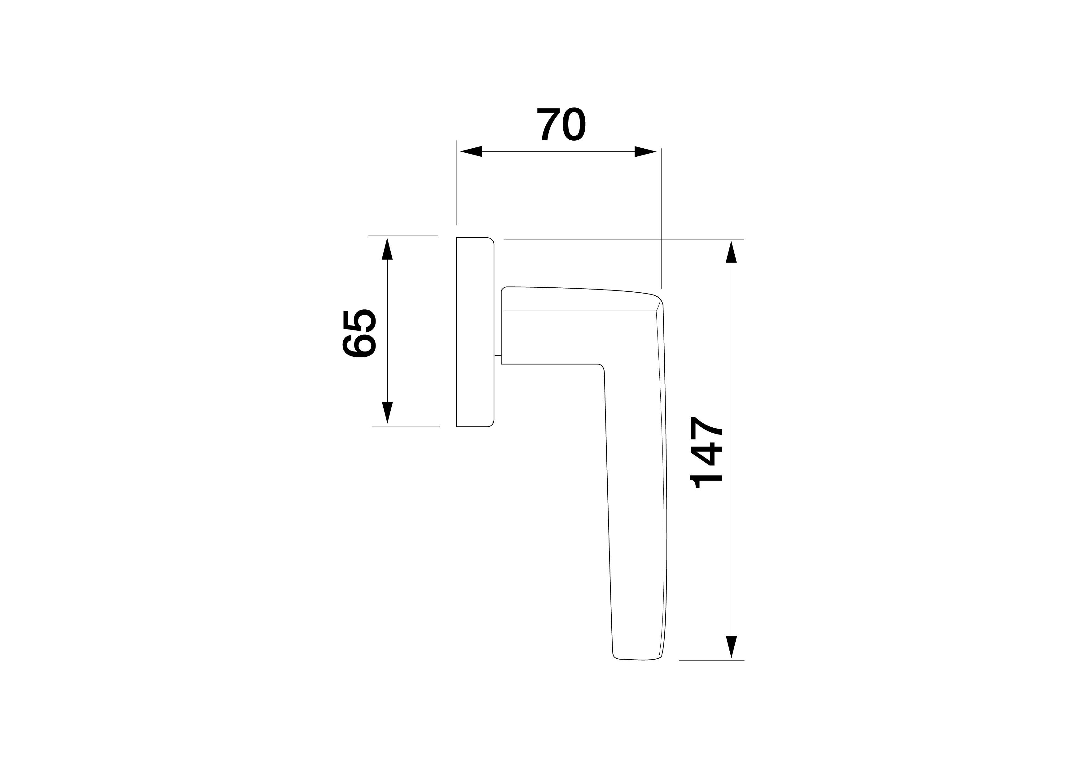 Dune Design Manital Window Handle DK Dune Design Manital Maniglia Martellina per Finestra DK