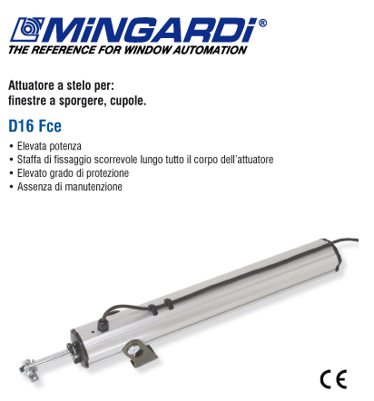 Mingardi Rod Actuator