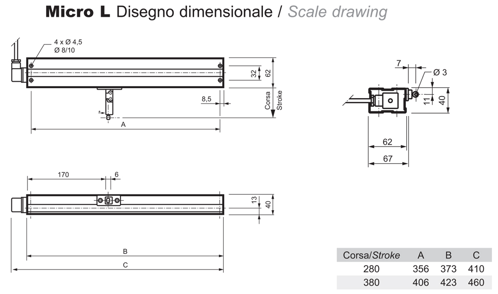 Micro L Way Mingardi design