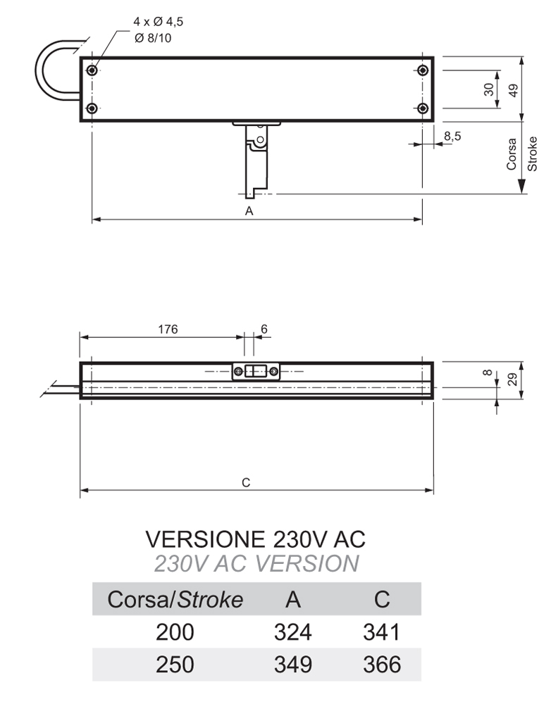 micro s way mingardi 230v