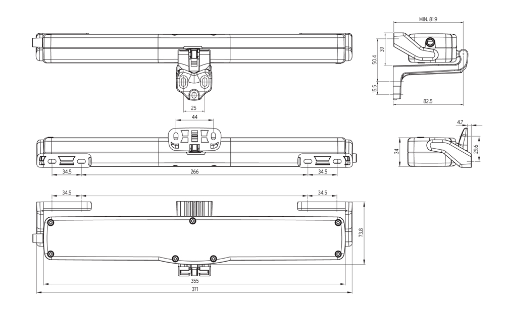 Kato 253 Nekos vasistas protruding automatic opening motor actuator