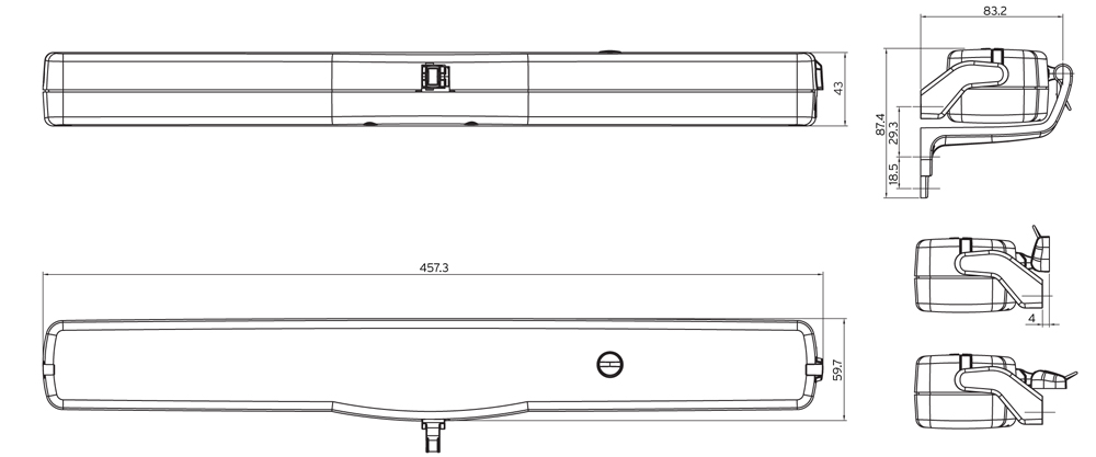 Kato 305/RWA Nekos Metal Chain Actuator