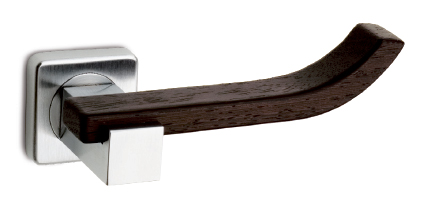 Plus Up Wenghe Wood Door Handle