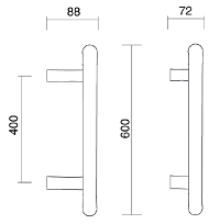 Pull Handles Brass Fashion Line PFS Pasini Galassia