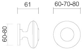 Mod 800 Knob PFS Pasini