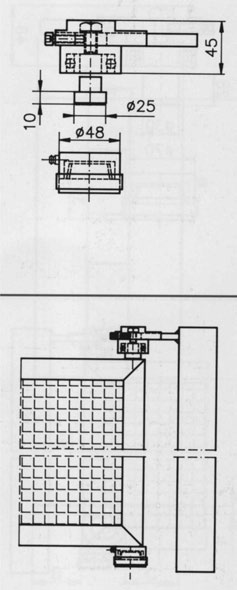 hinge bearing hinge with wise