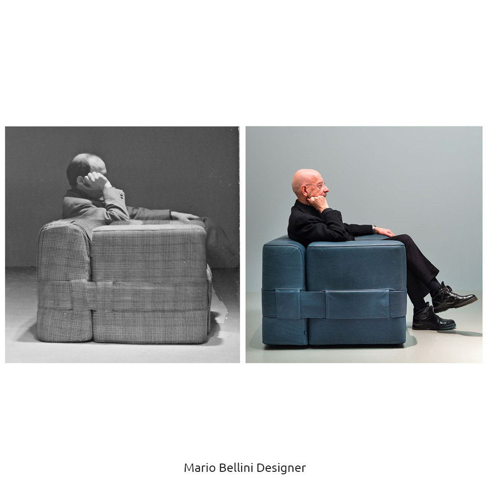 H311 Six MB Fusital Italian design door handle