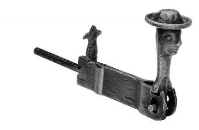 1006/V Shutter holder Ometto 90x30x18mm Galbusera Wrought Iron