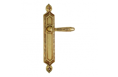 1040/1030 Sapphire class Door Handle on Plate Frosio Bortolo Princely Made in Italy Design
