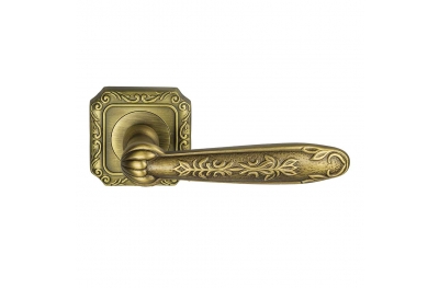 1045-9 Sapphire Class Door Handle on Rose Frosio Bortolo Handicraft Italian Quality