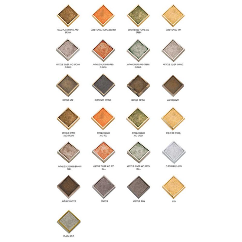 1145-1 Amber Class Door Handle on Rose Frosio Bortolo Made by Italian Craftsmen