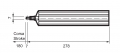 Rod Actuator WAY Mingardi D4 Fce Stroke 180mm