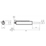 Mingardi rod actuator stroke 300mm