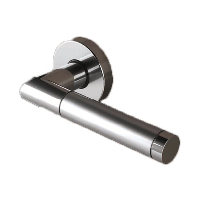 Handle Tropex Edinburgh in Satin Stainless Steel Round Rosetta