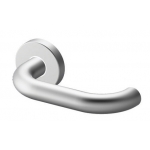 Handle Tropex Stockholm in Satin Stainless Steel Rosette Round or Oval