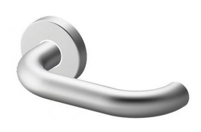 Handle Tropex Stockholm in Satin Stainless Steel Rosette Round or Oval