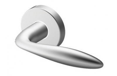 Handle Tropex Instanbul in Satin Stainless Steel Rosette Round or Oval