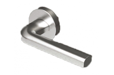 Handle Tropex Kreta in Satin Stainless Steel Rosette Round or Oval