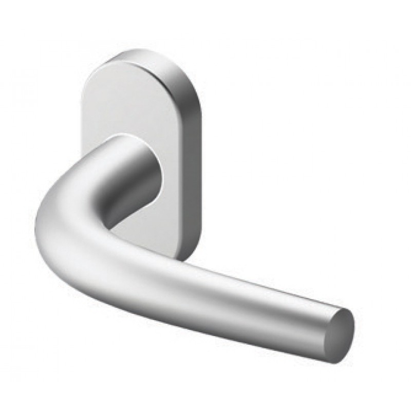 Handle Tropex Meran in Satin Stainless Steel Rosette Round or Oval