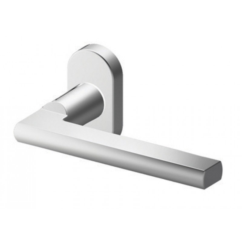 Handle Tropex Athens in Satin Stainless Steel Rosetta Square or Rectangular