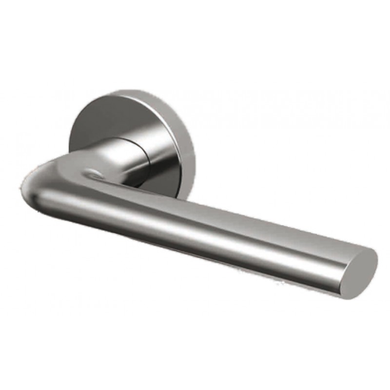 Handle Tropex Samos in Satin Stainless Steel Rosette Round or Oval