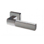 Handle Tropex Rhodos in Satin Stainless Steel Rosetta Square or Rectangular