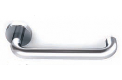 Elongated handle Tropex in Satin Stainless Steel Rosette Round or Oval