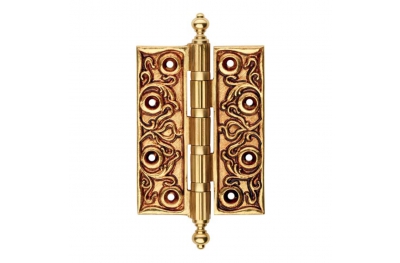 1270 CE Luxury Hinge for Dooden Door Linea Calì with Baroque Decorations Made in Italy