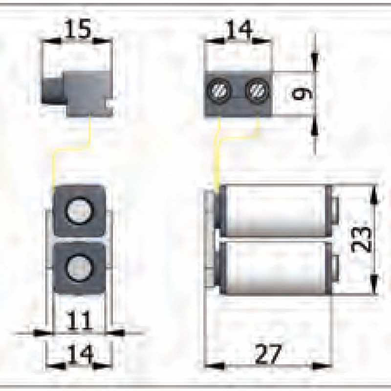 Coils Group Omec Art.034 - Component for Electric Locks