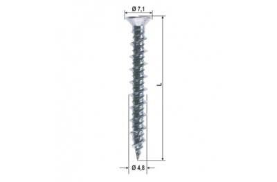 Replacement screws for Hardware Various Sizes 1000pz HEICKO Segatori