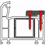 Special screws Burglar Hardware Various Dimensions 1000 pcs HEICKO