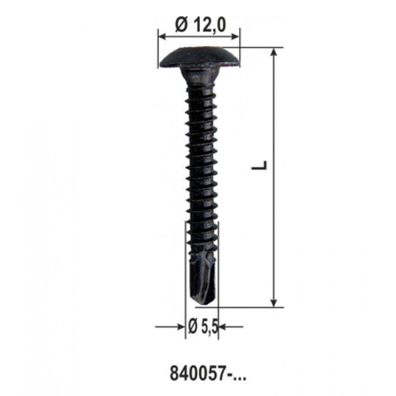 Fixing screws Bandelle Dark-Shutters iTX Various Dimensions 500 pcs HEICKO