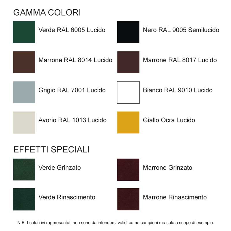 16 Bis Riviera CiFALL Flat Hatch Hinge Shaped Hardware For Shutters