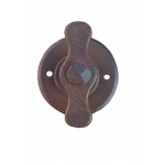 1720 Latch with Spindle 8mm Galbusera Wrought Iron