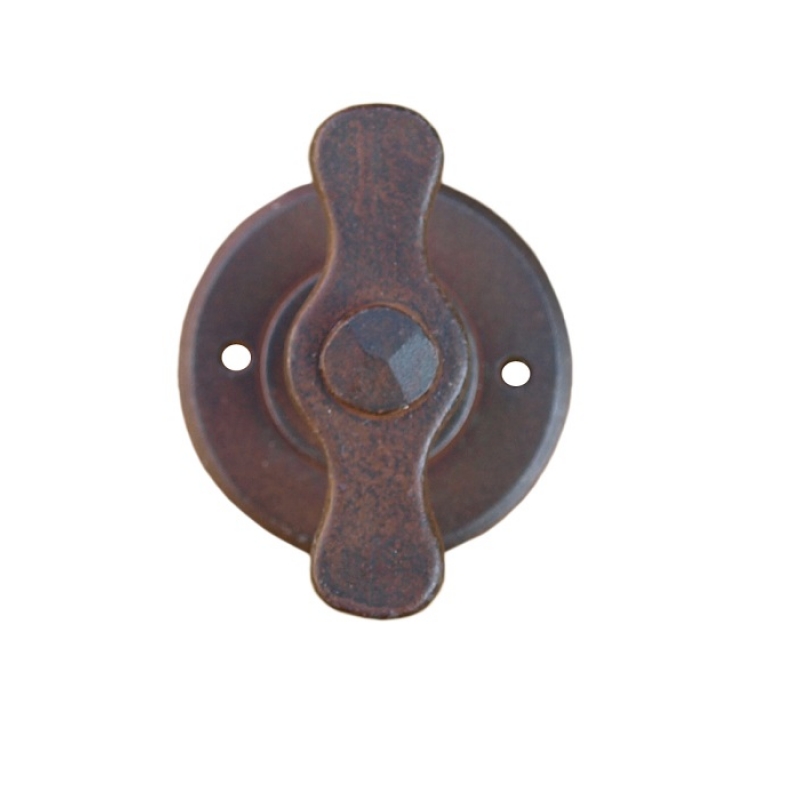 1720 Latch with Spindle 8mm Galbusera Wrought Iron