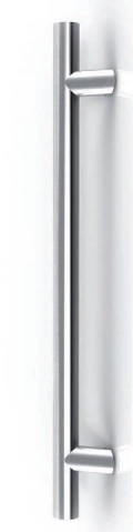 Frankfurt Stainless Steel Pull Handle Tropex Ø25 Bevel Supports