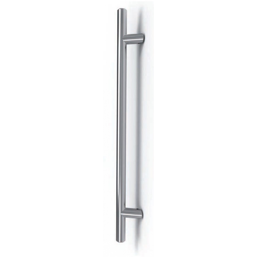 Handle Frankfurt Tropex steel; Lean supports; Wheelbase 300mm - Ø 30mm