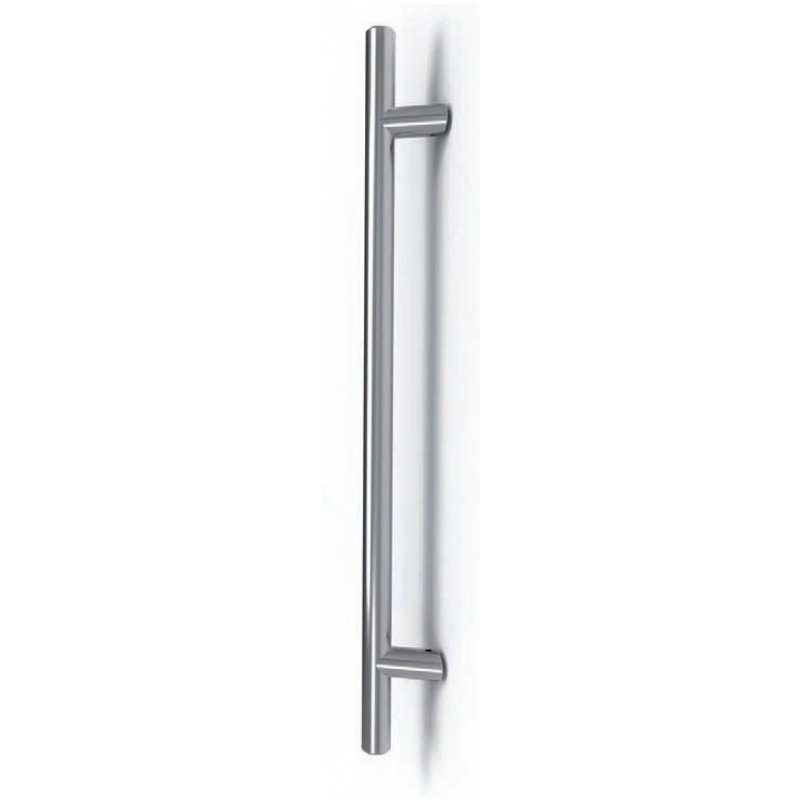 Handle Frankfurt Tropex steel; Lean supports; Wheelbase 300mm - Ø 30mm