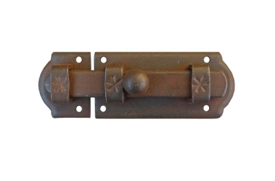 1894 Galbusera Horizontal Bolt 115x40mm Wrought Iron Different Size