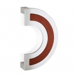 200.YOD.011 pba Handle Wood and Stainless Steel AISI 316L