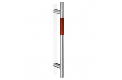 200.YOD.411 pba Pull Handle Wood and Stainless Steel AISI 316L