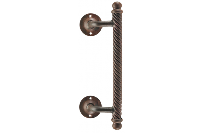 2113 Curved Galbusera Pull Handles Wrought Iron